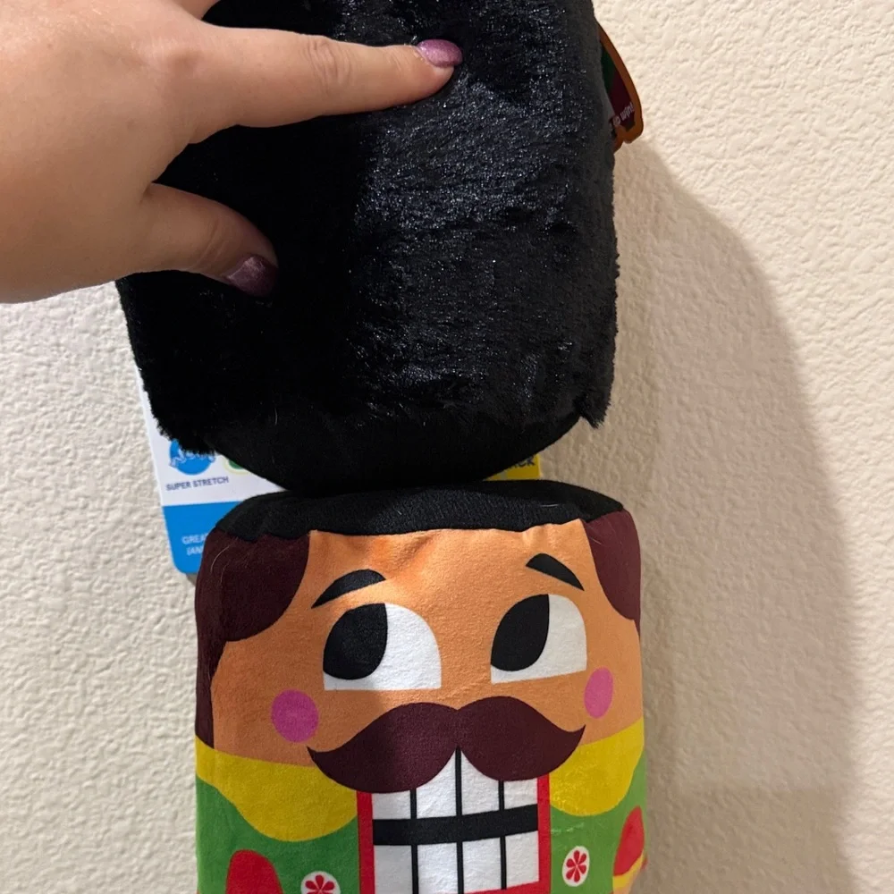NWT BARK Festive Dog Toy Squeaker and Super Stretch